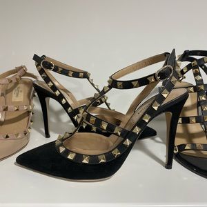 Valentino Rockstud Pumps Suede